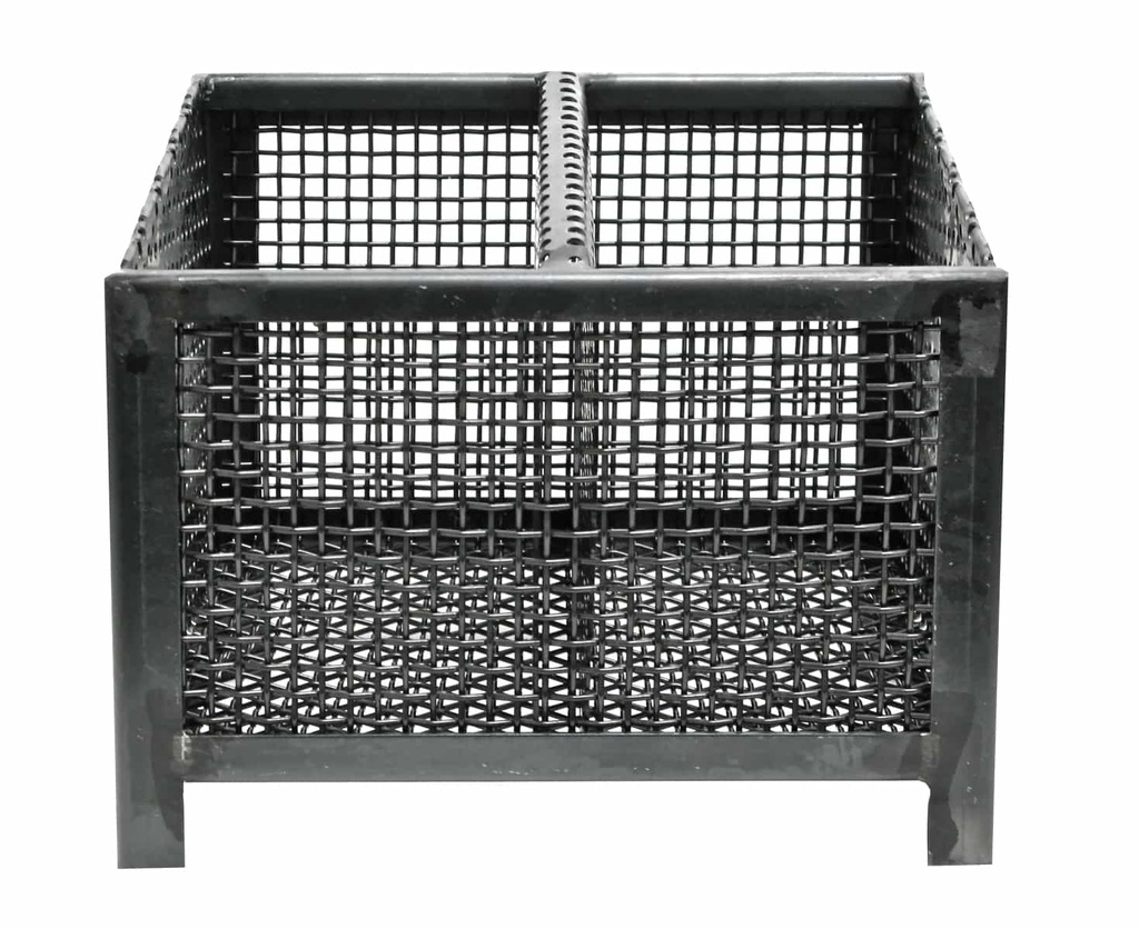PELLETRAY Feuerkorb QUADRO schwarz