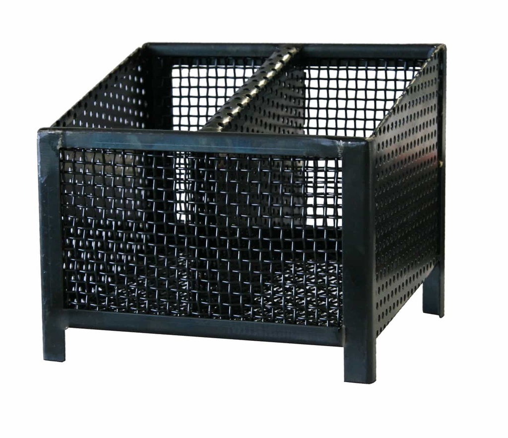 PELLETRAY Feuerkorb QUADRO schwarz
