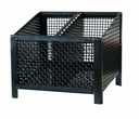 PELLETRAY Feuerkorb QUADRO schwarz