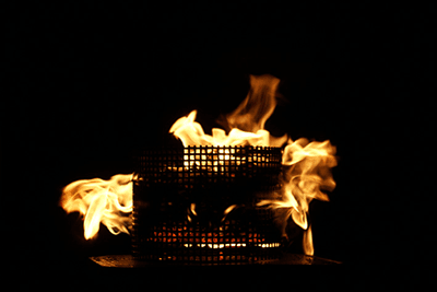 PELLETRAY Feuerkorb RONDINO schwarz