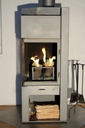 PELLETRAY Feuerkorb QUADRO schwarz