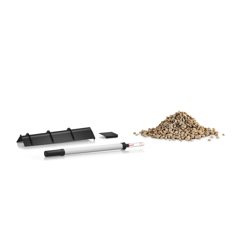 Lechuza Ersatzteil Bewässerungs-Set für CANTO 40 high / low + LED (Inhalt für 1 Gefäss), schwarz