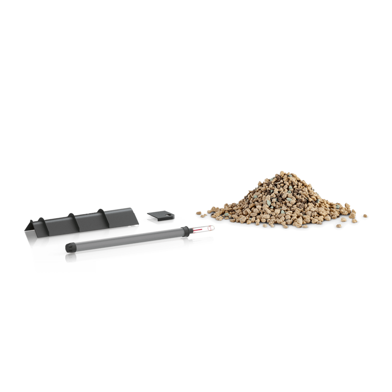 Lechuza Ersatzteil Bewässerungs-Set für CUBE 40, CUBICO 40, CURSIVO 40, TRIO 40 und CUBICO ALTO 40 (Inhalt für 1 Gefäss), schwarz