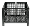 PELLETRAY Feuerkorb QUADRO schwarz