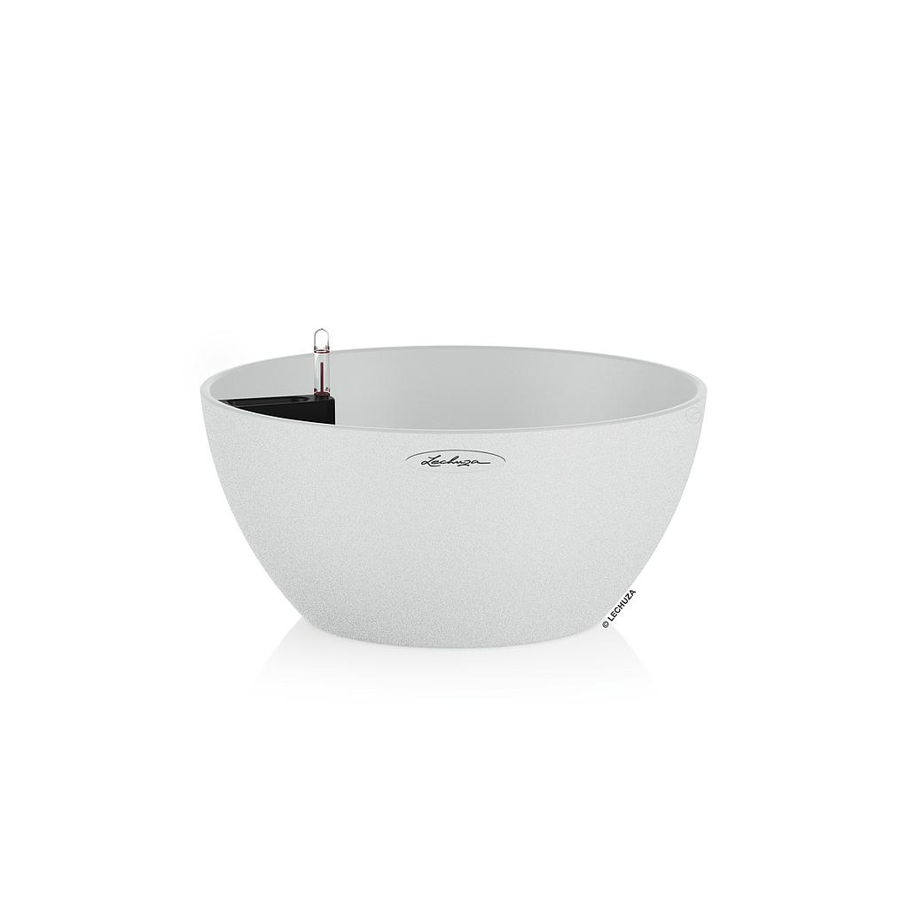 [L-13837] Lechuza CUBETO Stone 30 quarzweiss